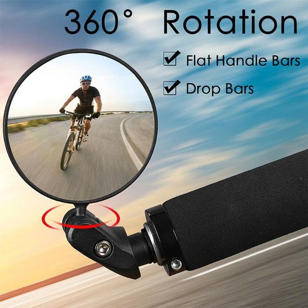 

bike groupsets bicycle rear view mirror mtb road handlebar mirrors 360 rotation adjustable cycling accessories