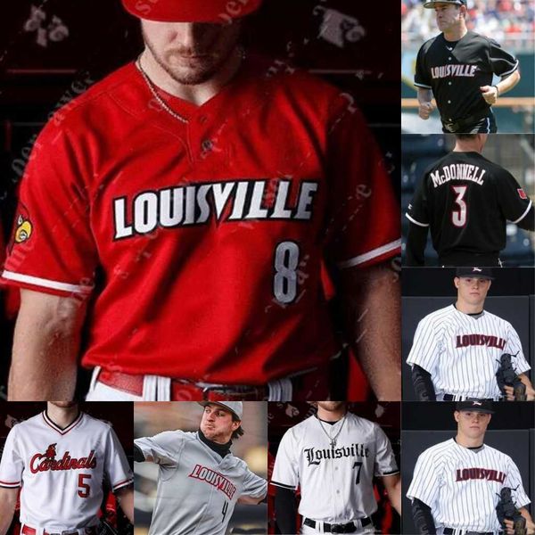 

ncaa baseball jersey henry davis cameron masterman levi usher luke brown 20 dalton rushing alex binelas michael prosecky kaleb corbett brian, Black