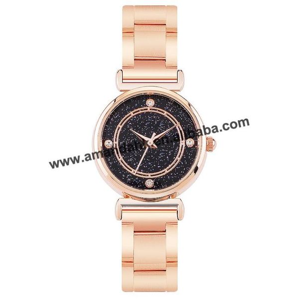 

wristwatches wholesale gold fashion design ladies watch style quartz watches woman leather dress rhinestone women, Slivery;brown