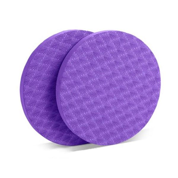 

yoga mats 2 pcs round knee pads cushion elbow mat portable for office home gym workout training equipment protect