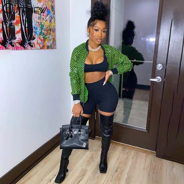 

women's jackets cute y2k pu leather black plaid patchwork zipper jacket women autumn trend long sleeve loose coat wild casual lady stre, Black;brown