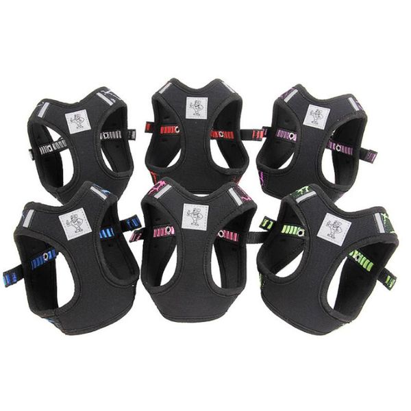 

cat collars & leads pet supplies dog harness leashes set polyester breathable mesh cloth thickened nylon webbing reflective design