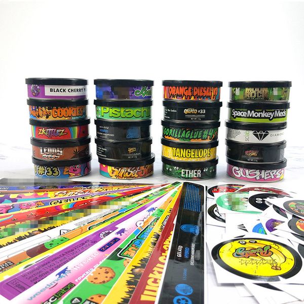 

storage bottles jars tinplate cans tin circular sticke candy 20 styles 3.5 g