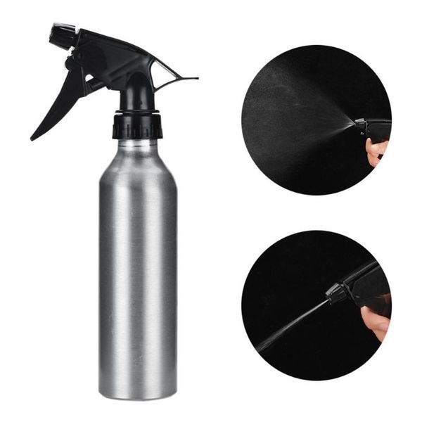 

storage bottles & jars 250ml durable refillable aluminum alloy spray bottle empty water sprayer barber hair cutting hairdressing hairstyling