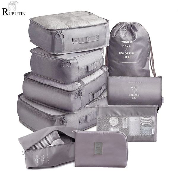 

travel organizer storage bags9 pieces suitcase packing set cases portable luggage clothes shoe tidy pouch