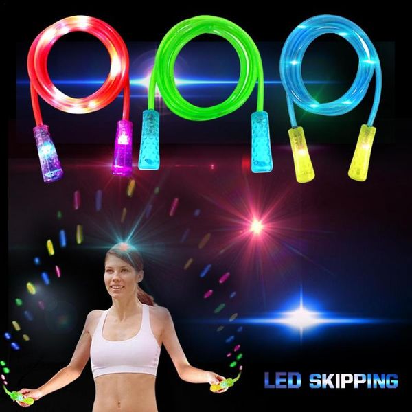 

jump ropes children skipping rope fitness sport led flashing light