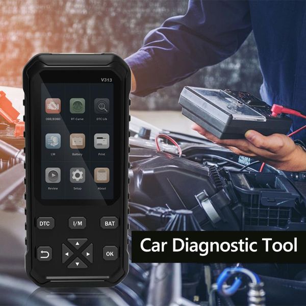 

code readers & scan tools 12v battery tester obd2 reader 2 in 1car inspection repair tool obd ii/eobd car accessories