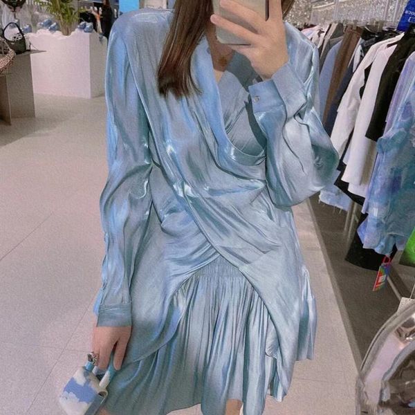 

casual dresses solid color slim women summer asymmetrical dress female high street designed version ladies ml195, Black;gray