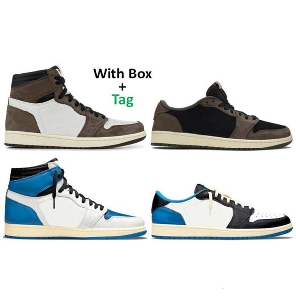 

1 high ts cactus jack suede 3m basketball shoes men women 1s ts fragment sports sneakers with box urshoeszone, Black