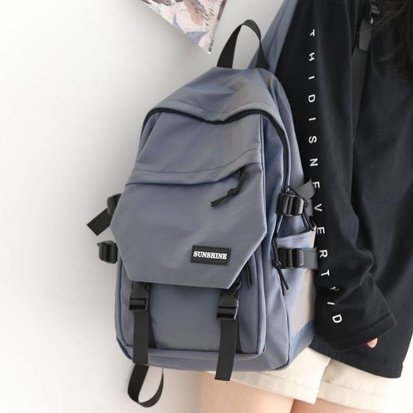 

cool tooling backpack women men solid color waterproof shoulder school bags for teenagers large capacity travel backpacks ladies
