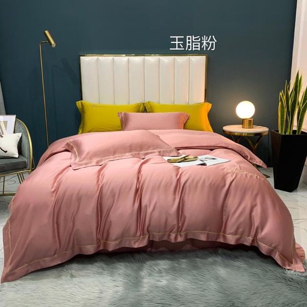 

bedding sets home-2021-800 tc tencel set king duvet cover and pillow cases