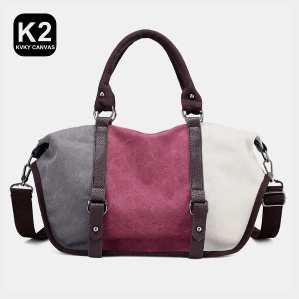 

evening bags patckwork women handbags fashion famale large shopping school travel bag casual shoulder
