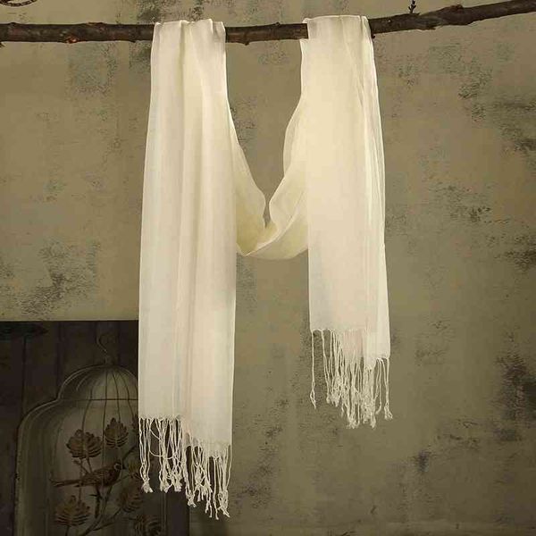 

new herb dyed white cotton hemp wool modal pure color silk scarf, Blue;gray