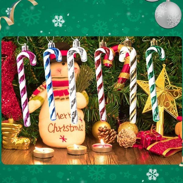 

christmas decorations tree decoration plastic cane gift ornaments candy home d5f4