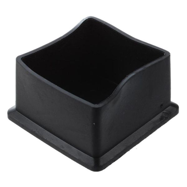

-square black rubber 50mmx50mm foot for table chair leg mats & pads