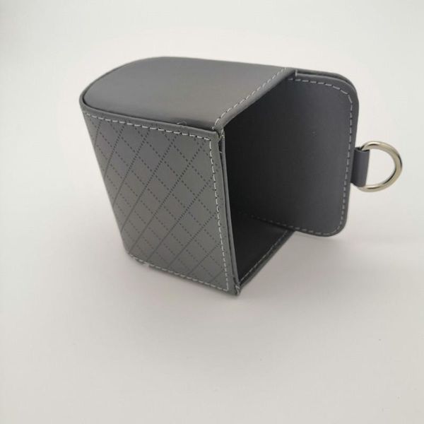 

car accessories outlet vent seat back tidy storage box pu leather coin bag case pocket organizer hanging holder pouch
