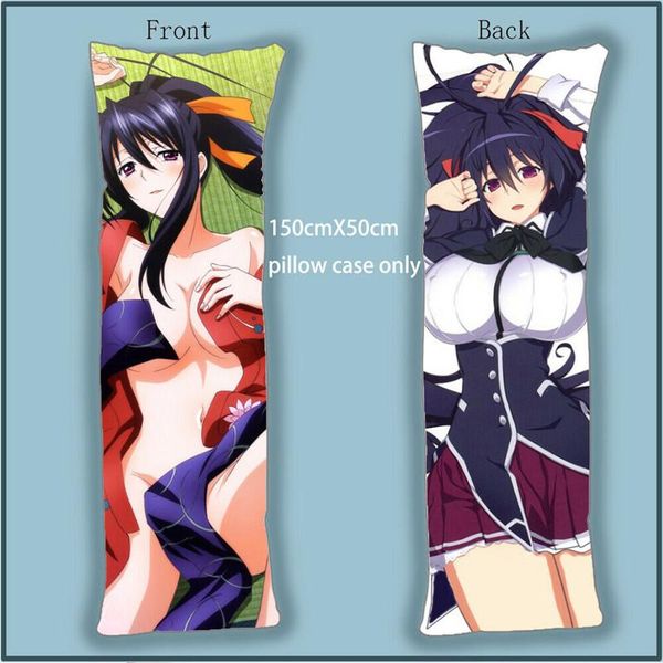 

pillow case dakimakura body cover high school dxd hero himejima akeno anime accessories decorative pillowcases