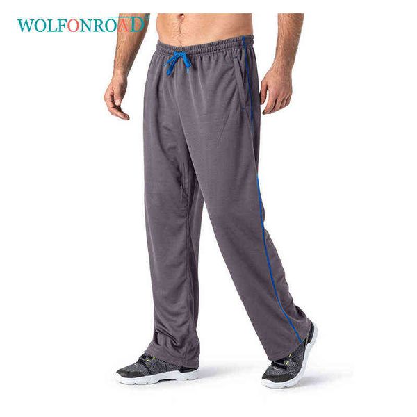 

wolfonroad-pantalones de correr para hombre pantaln portivo yoga malla transpirable gimnasio senrismo camping 0124, Black