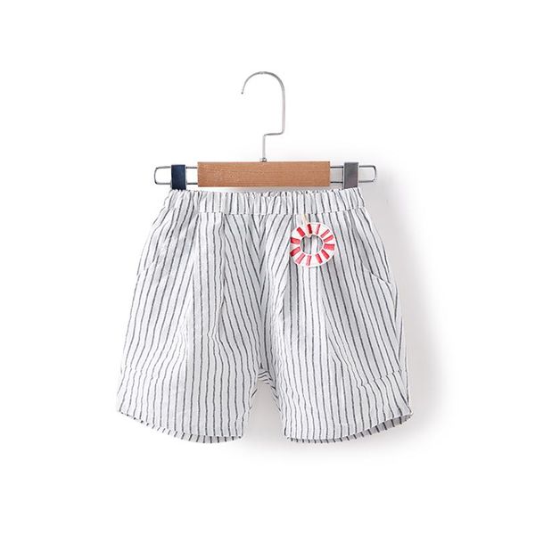 

pureborn baby shorts breathable cotton striped boy gril short pants bottoms summer holiday trousers, Black