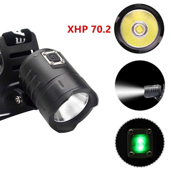 

super bright led xhp70.2 headlight headlamp usb rechargeable head torches xhp70 lantern 3*18650 battery fishing camping headlamps