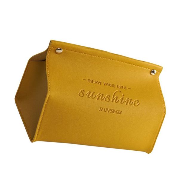 

tissue boxes & napkins 1pc household vehicle-mounted storage box container