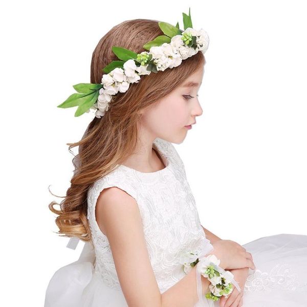 

boho flower floral headband for women crown garland marriage handwrist girl hair accessories hairbands festival party