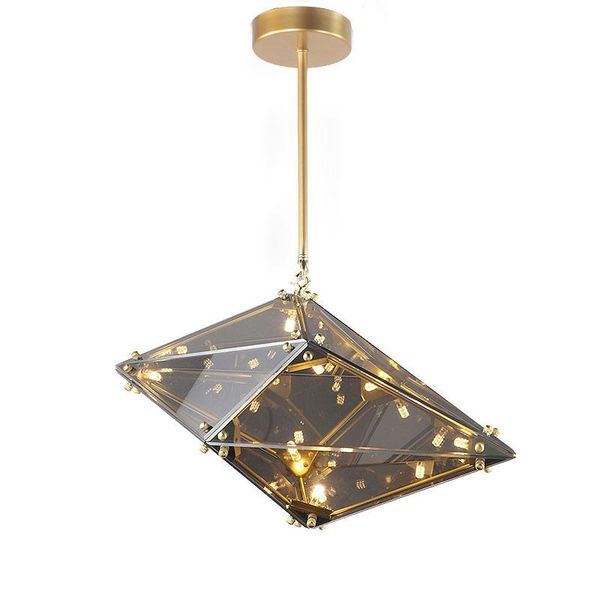 

pendant lamps living room lamp, exhibition hall, restaurant, private room, coffee shop, post modern diamond shaped bar, tea lamp