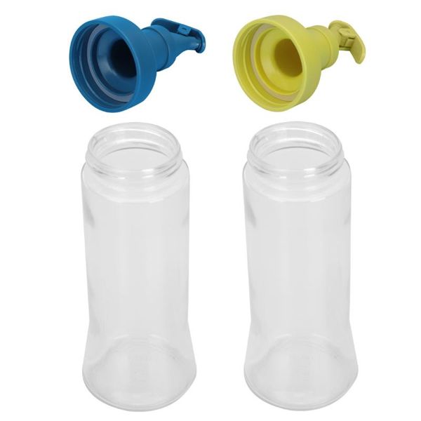

gift wrap 2pcs glass oil bottles vinegar storage household sauce dispenser