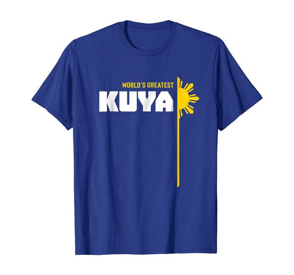 

world's greatest kuya t-shirt - filipino t shirt, White;black
