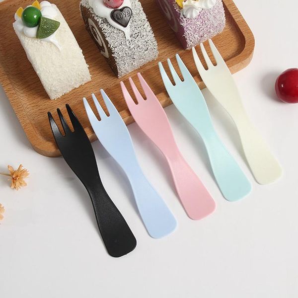 

disposable fork fruit cake western dessert 100 pcs forks