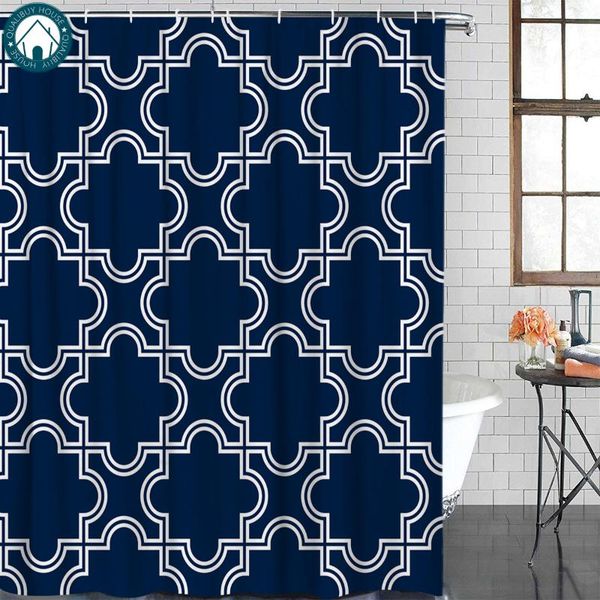 

shower curtains moroccan pattern curtain waterproof bathroom