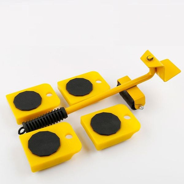 

professional hand tool sets 2021 portable mover set transport lifter heavy stuff moving 4 wheeled roller with wheel bar device tools