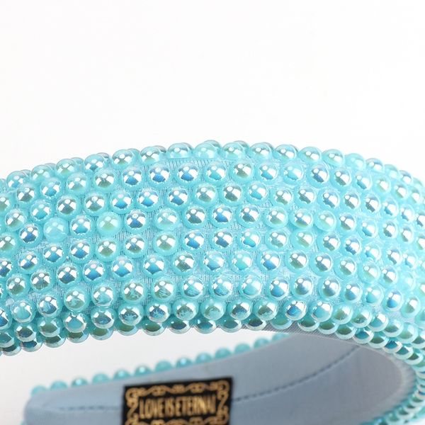 

g5s9 fashion baroque headbands diamond korean diamond hairband sponge wide brim versatile hairband, Silver