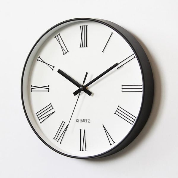 

wall clocks creative clock living room home decoration accessories fashion hanging watches 12 inch dining decor
