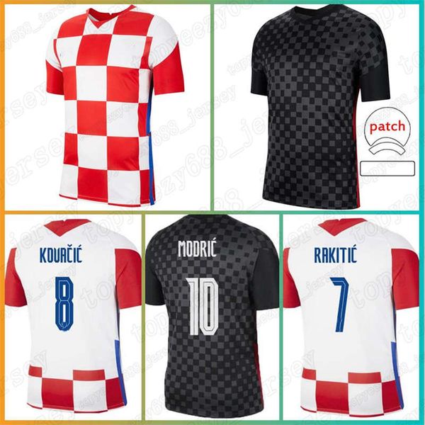 

20 21 mens modric soccer jersey croacia perisic pasalic rakitic kovacic mandzukic brozovic croazia football shirt vlasic rebic hrvatska croa, Black;yellow
