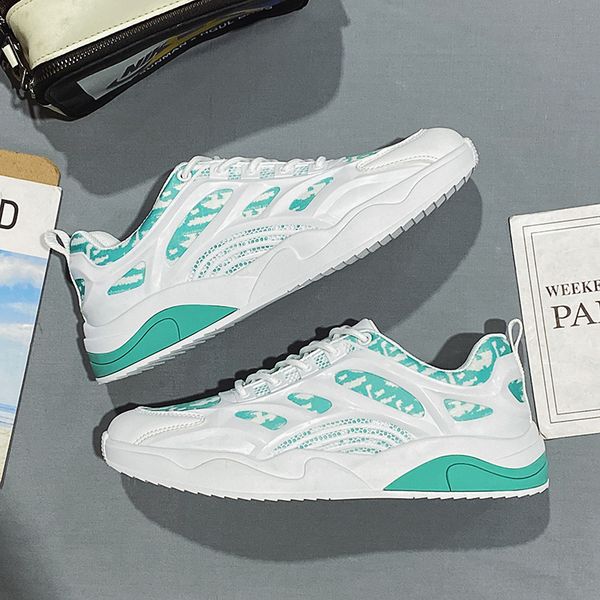 

men women trainers shoes fashion black white green gray comfortable breathable -6 sports sneakers outdoor shoe size 36-44