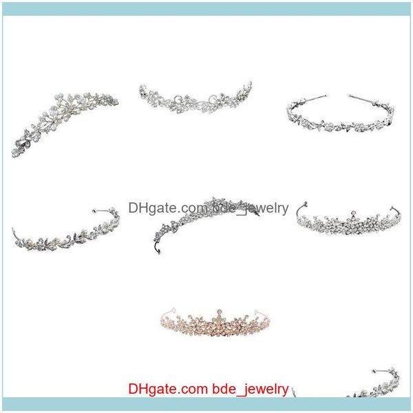 

hair jewelry jewelryhair clips & barrettes 45bc dazzling headwear crystal bridal headband instagram po props pageant aessory with rhinestone, Golden;silver
