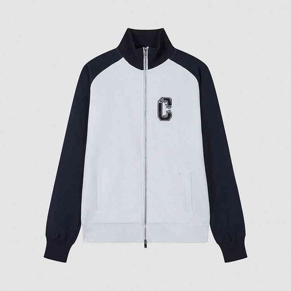 

Men's Jackets S style embroidery coats jacket embroidered zipper cardigan jackets baseball uniform sports splicing printing hooded coat, Black;brown