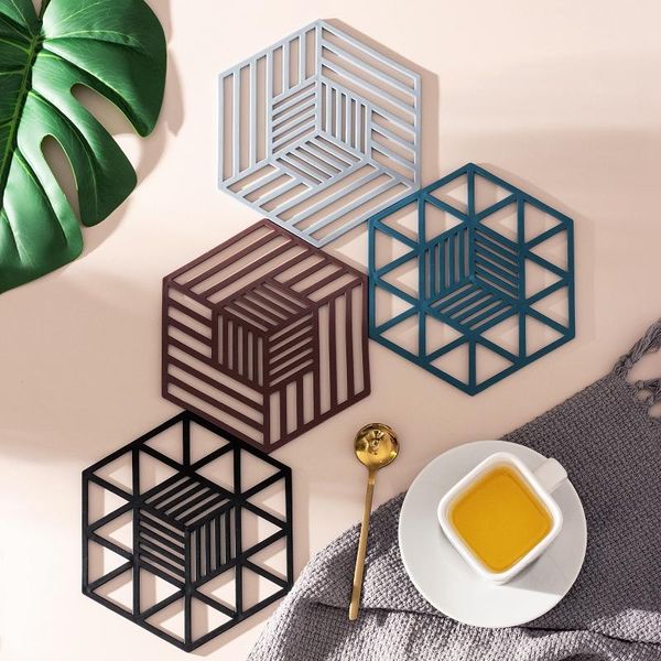 

mats & pads 1pcs table mat heat insulation placemat for home dining anti scalding bowl cup kitchen pan meal