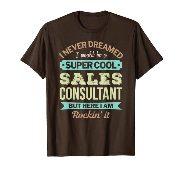 

sales consultant gift funny appreciation t-shirt, White;black