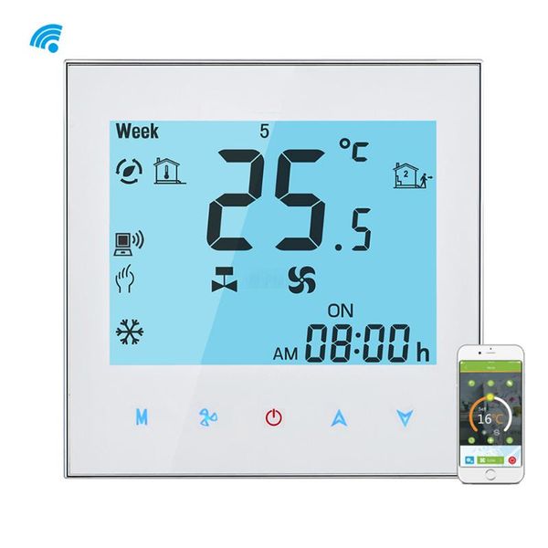 

smart home control programmable wifi thermostat can be used for water/wind system controller with alexa google