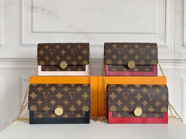 

2021 fashion flowers designer wallets luxurys men women leather bags classic letters key coin purse original box plaid card holder 67405, Red;black