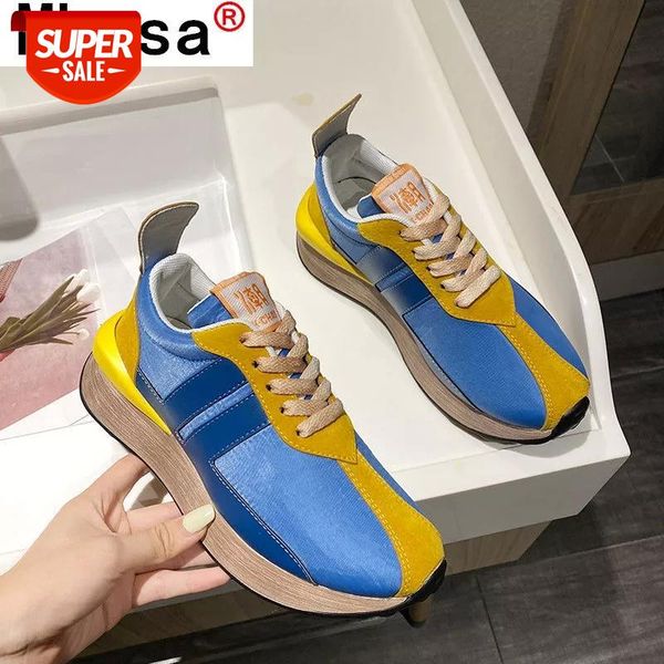 

shoes for women spring 2021 new vulcanized fashion color matching sneakers lace-up comfortable shallow casual #li0d