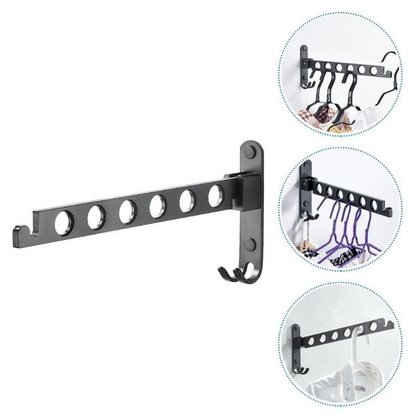 

hangers & racks 1 set clothes hanger holder wall mounted drying rack metal hanging