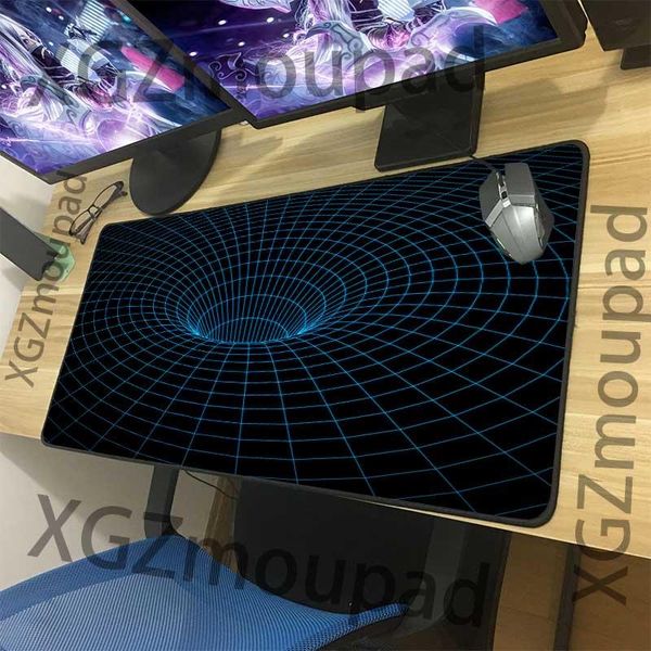 

mouse pads & wrist rests xgz large gaming pad black lock edge technology spiral hd office computer custom table mat rubber stripe non-slip x
