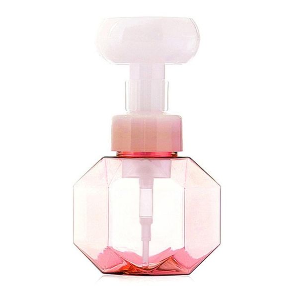 

storage bottles & jars 300ml flower shape foam bottle transparent dispenser empty foaming hand soap pump plastic refillable cosmetic