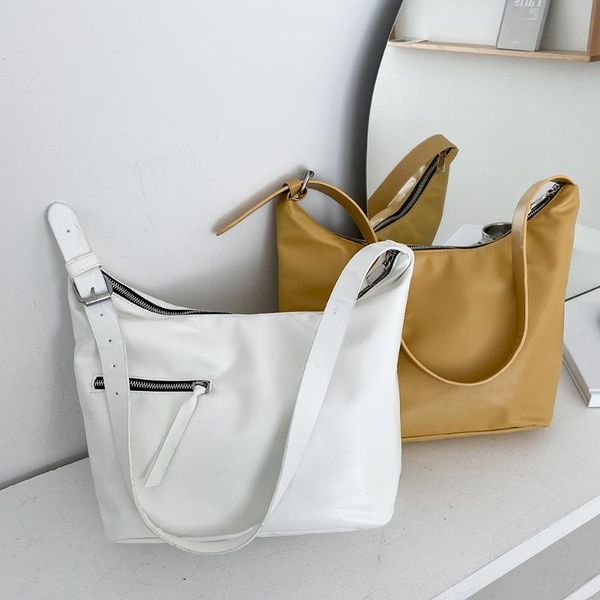 

fashion women pure color shoulder crossbody bags pu leather messenger bag casual all-match ladies large capacity handbags cross body
