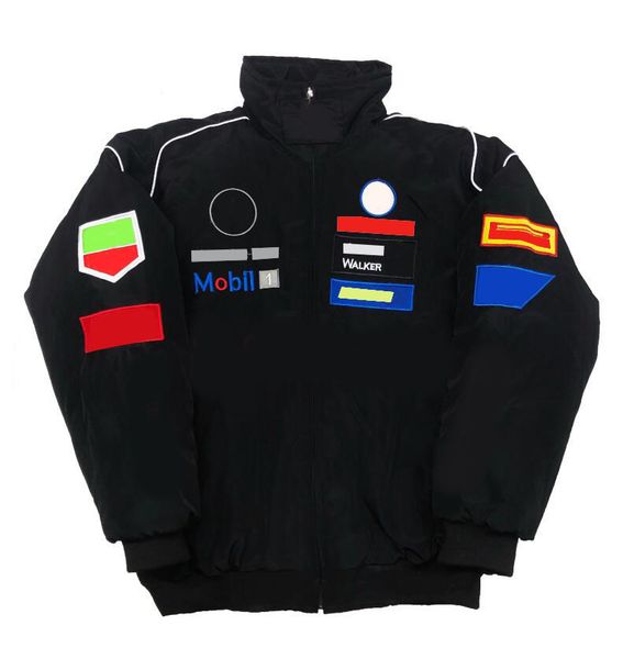 

f1 formula one workwear full embroidered logo cotton jacket