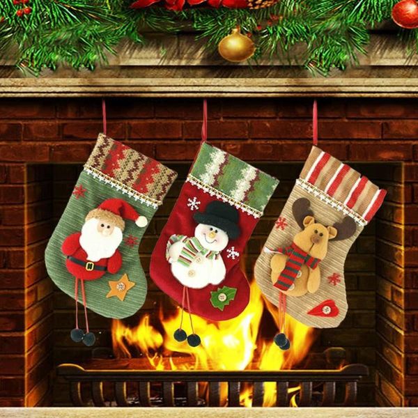 

christmas decorations boots socks stocking cloth delicate 1pc hanging tree decoration ornaments year candy bag gifts