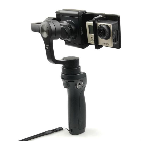 

stabilizers sunnylife dji osmo mobile 2 1 handheld gimbal adapter holder 3d printed mount action camera bracket for hero 3/ 4/ 5/ 6